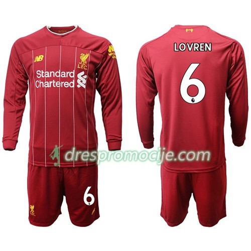 Liverpool Dres Lovren 6 Dječji Domaći 2019/2020 Dugim Rukavima Liverpool Dres Lovren 6 Dječji Domaći 2019/2020 Dugim Rukavima